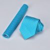 Elegant Solid Turquoise with white Dots ( Two Pieces )